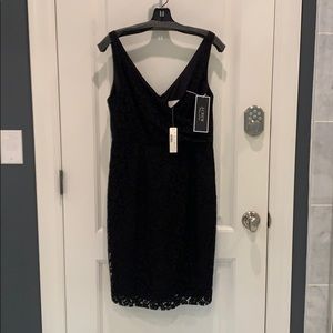 Beautiful black lace cocktail dress